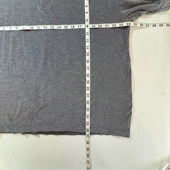 PING Polo Shirt Short Sleeve Mens Large Gray Mercerized Combed Cotton Logo Golf - Picture 6 of 9